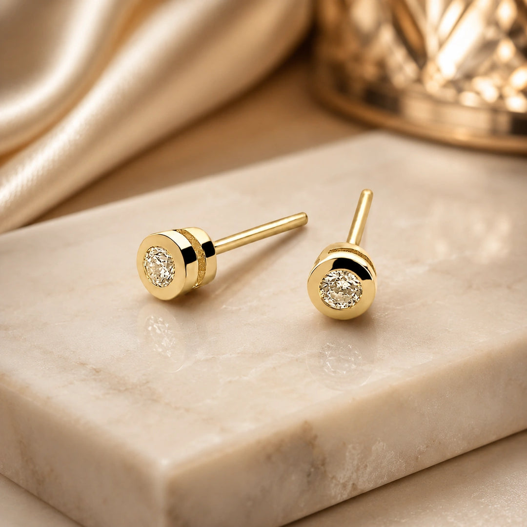 Gold Simply Sparkle Studs