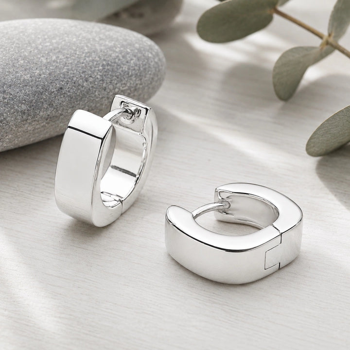 Chic Huggie Hoop Earrings