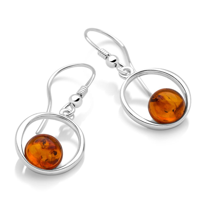 Macchiato Amber Earrings (E17561)