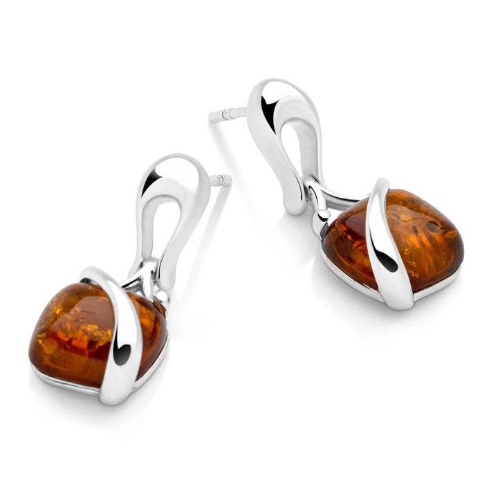 Cognac Honey Earrings (E17571)