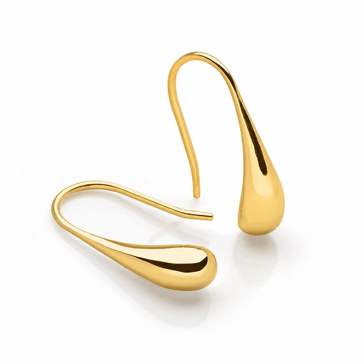 Gold Teardrop Earrings