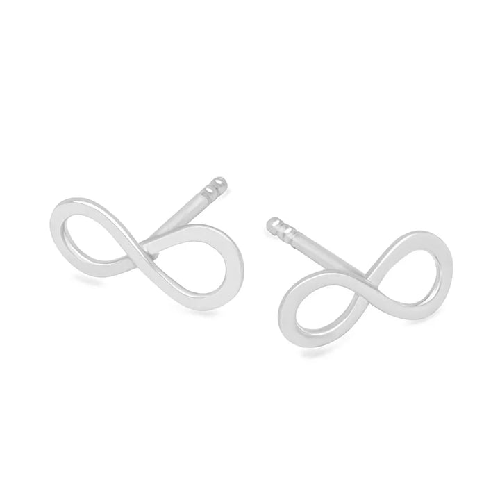 Silver Infinity Studs