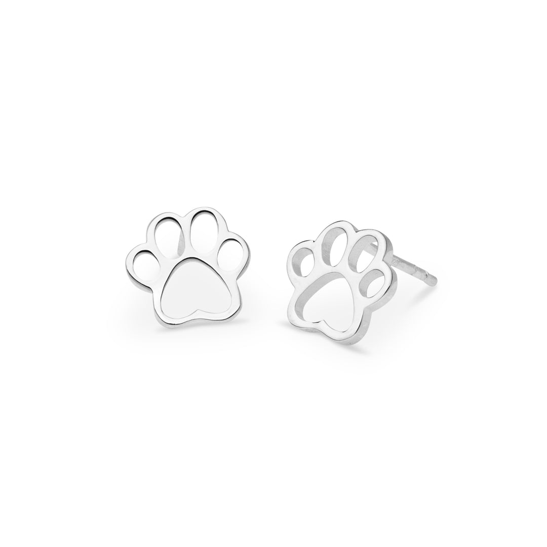 Perfect Paw Silver Studs (E47721)