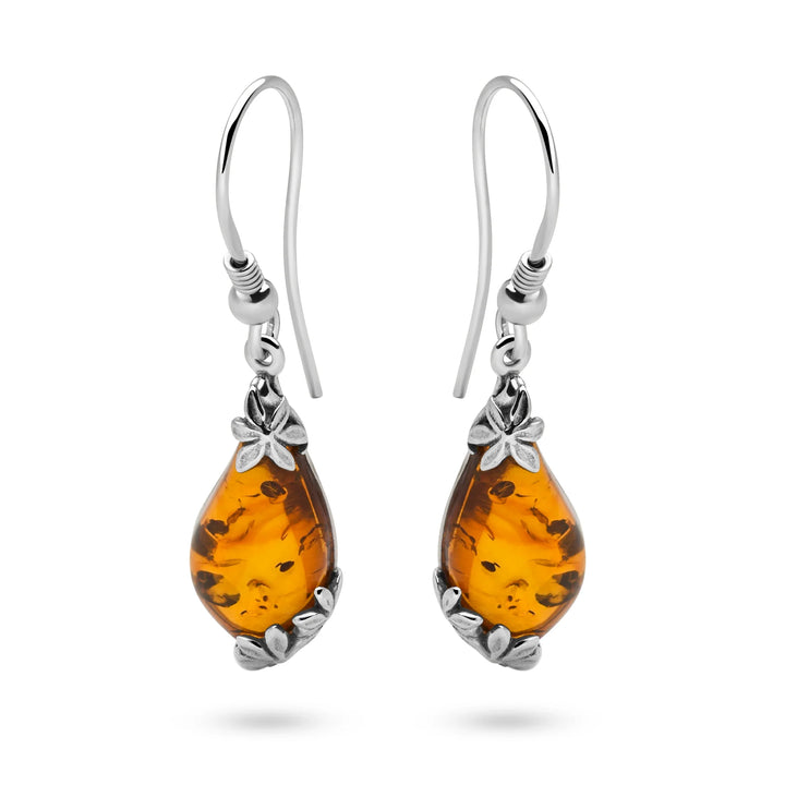 Amber Teardrop Earrings (E47831)