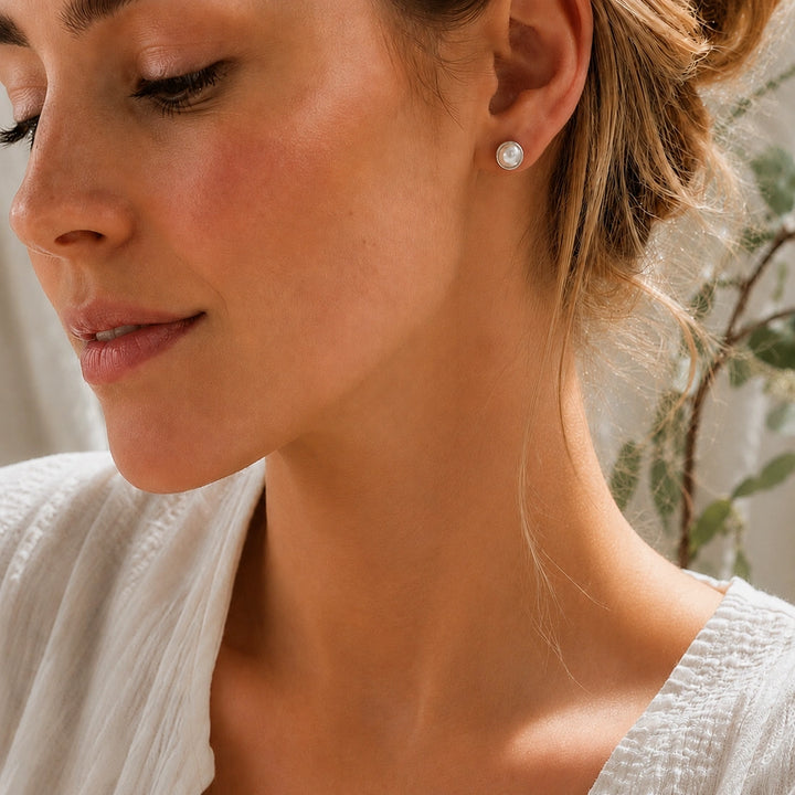 Midi Monaco Mabe Pearl Studs