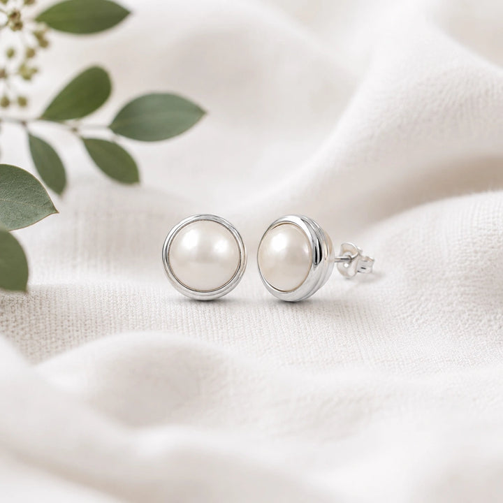 Midi Monaco Mabe Pearl Studs