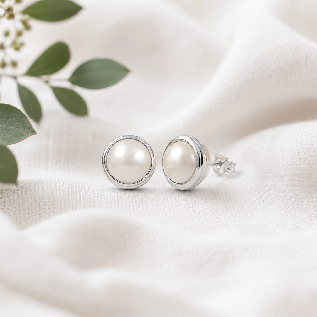 Monaco Mabe Pearl Studs