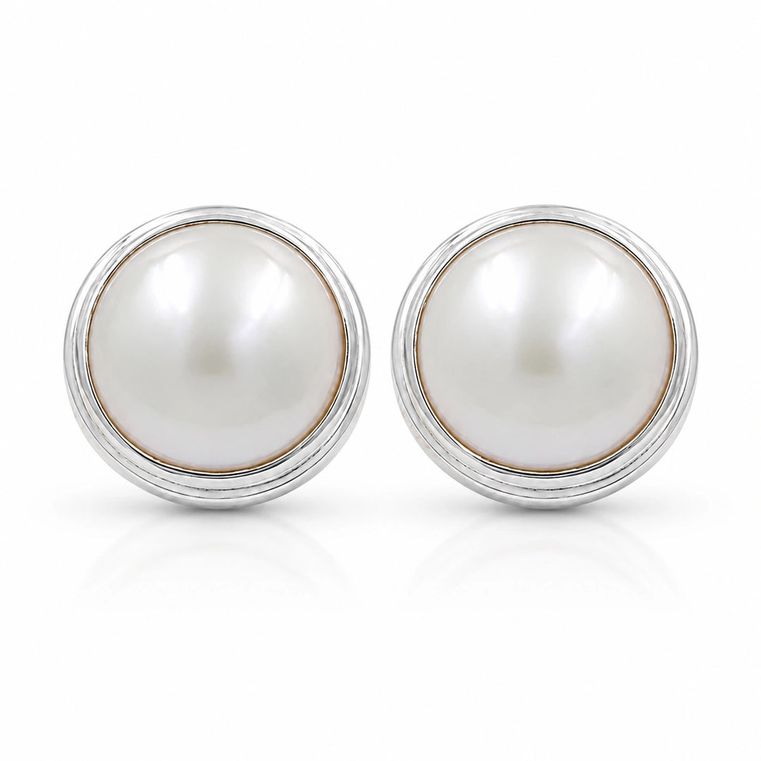 Midi Monaco Mabe Pearl Studs