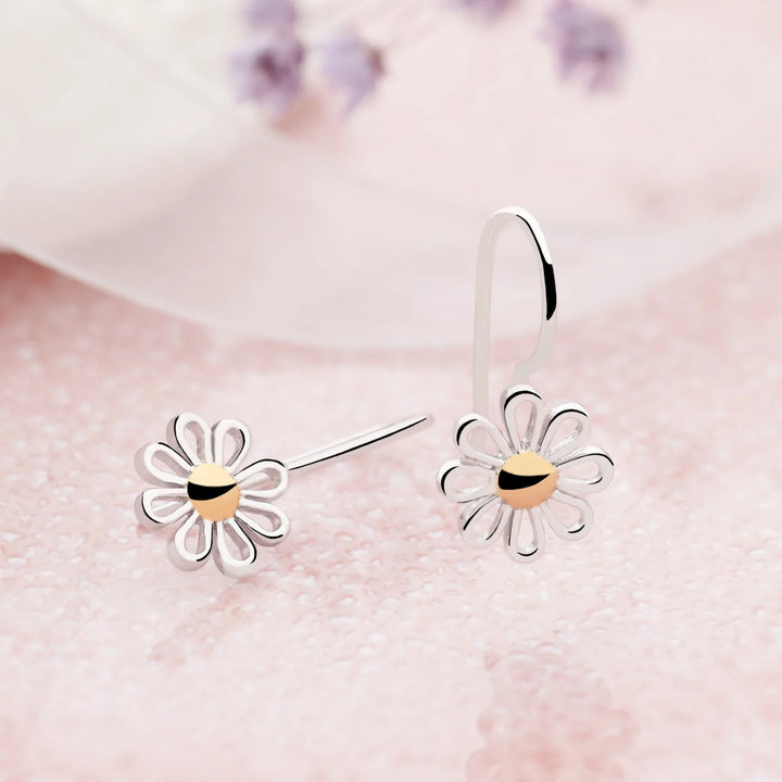 Golden Daisy Earrings (E53321)