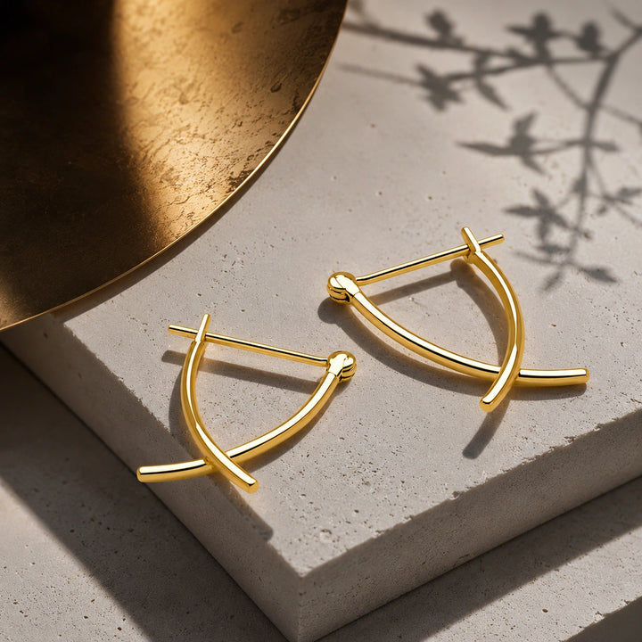 Gold Chi Chi Hoops