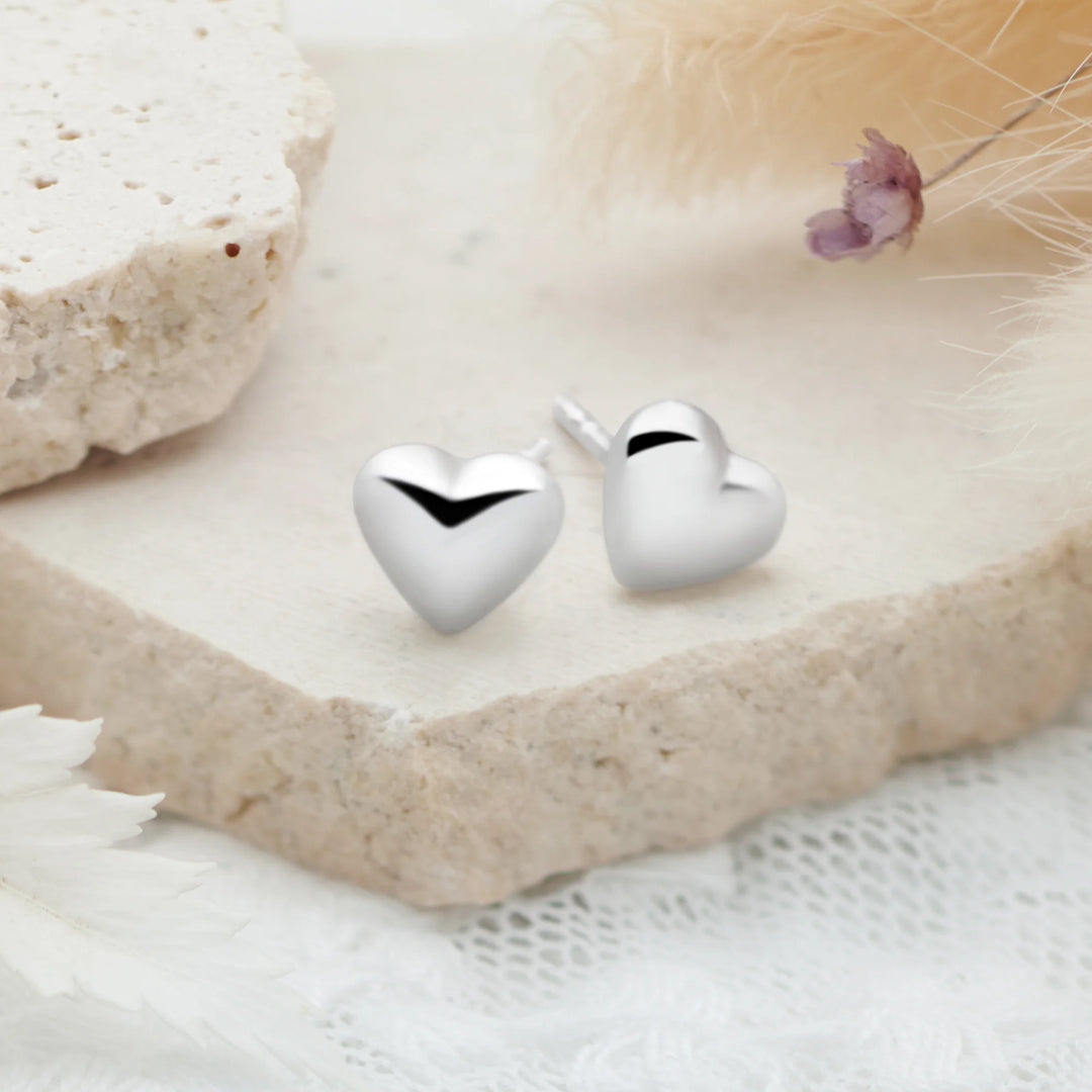 Love Easy Heart Studs