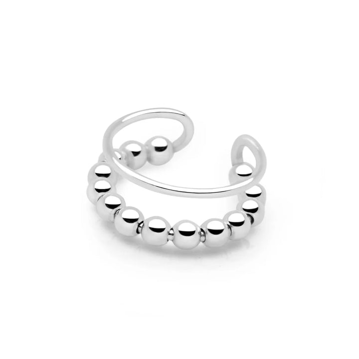 Boule Silver Ear Cuff