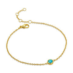 December Semi-Precious Birthstone Bracelet