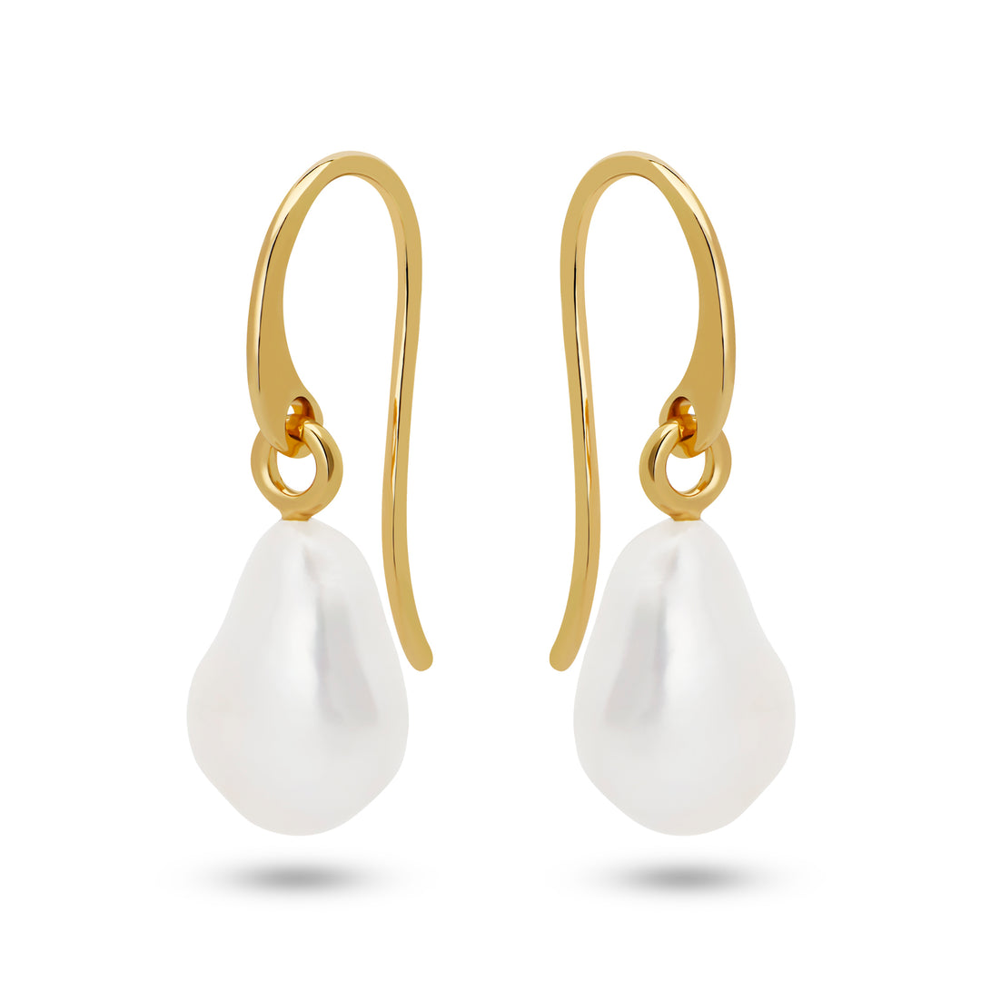Baroque Pearl Drop Earrings