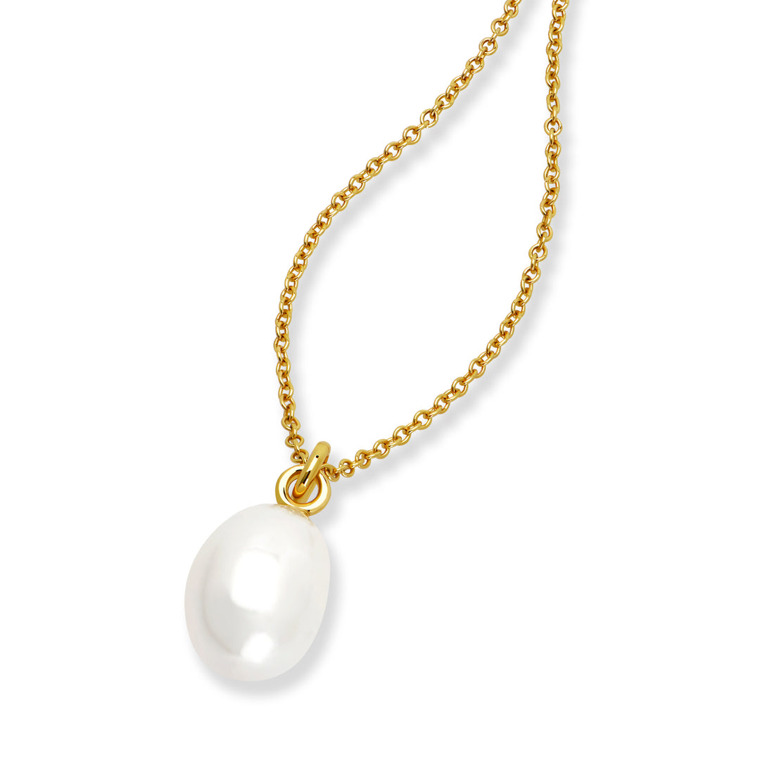 Baroque Pearl Drop Necklace