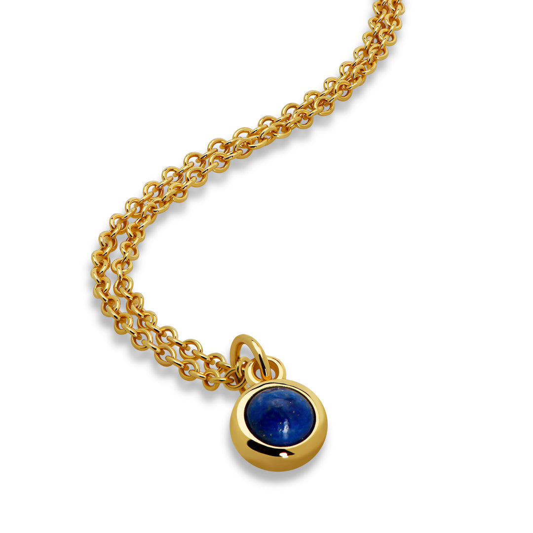 September Semi-Precious Birthstone Necklace