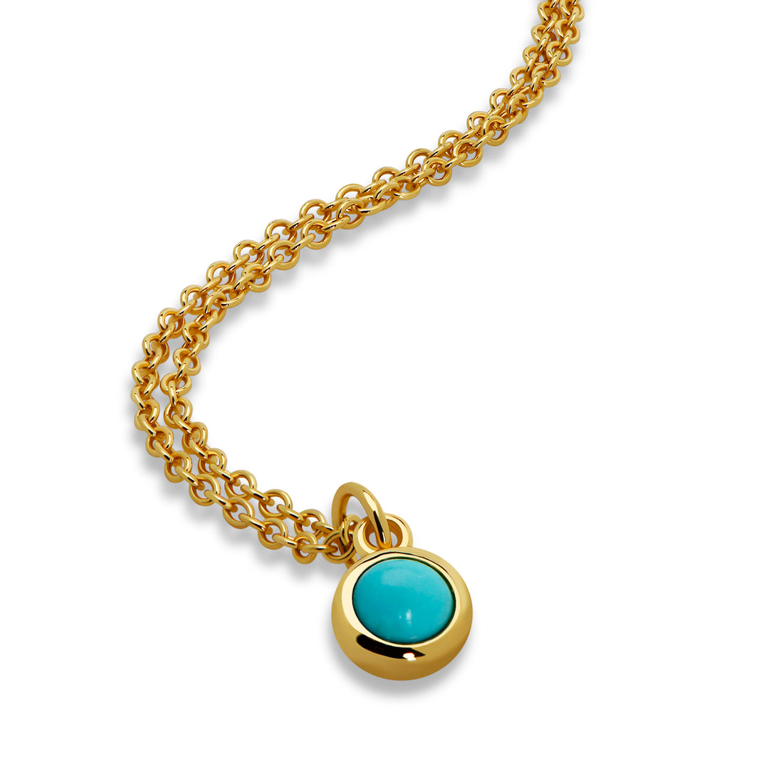 December Semi-Precious Birthstone Necklace