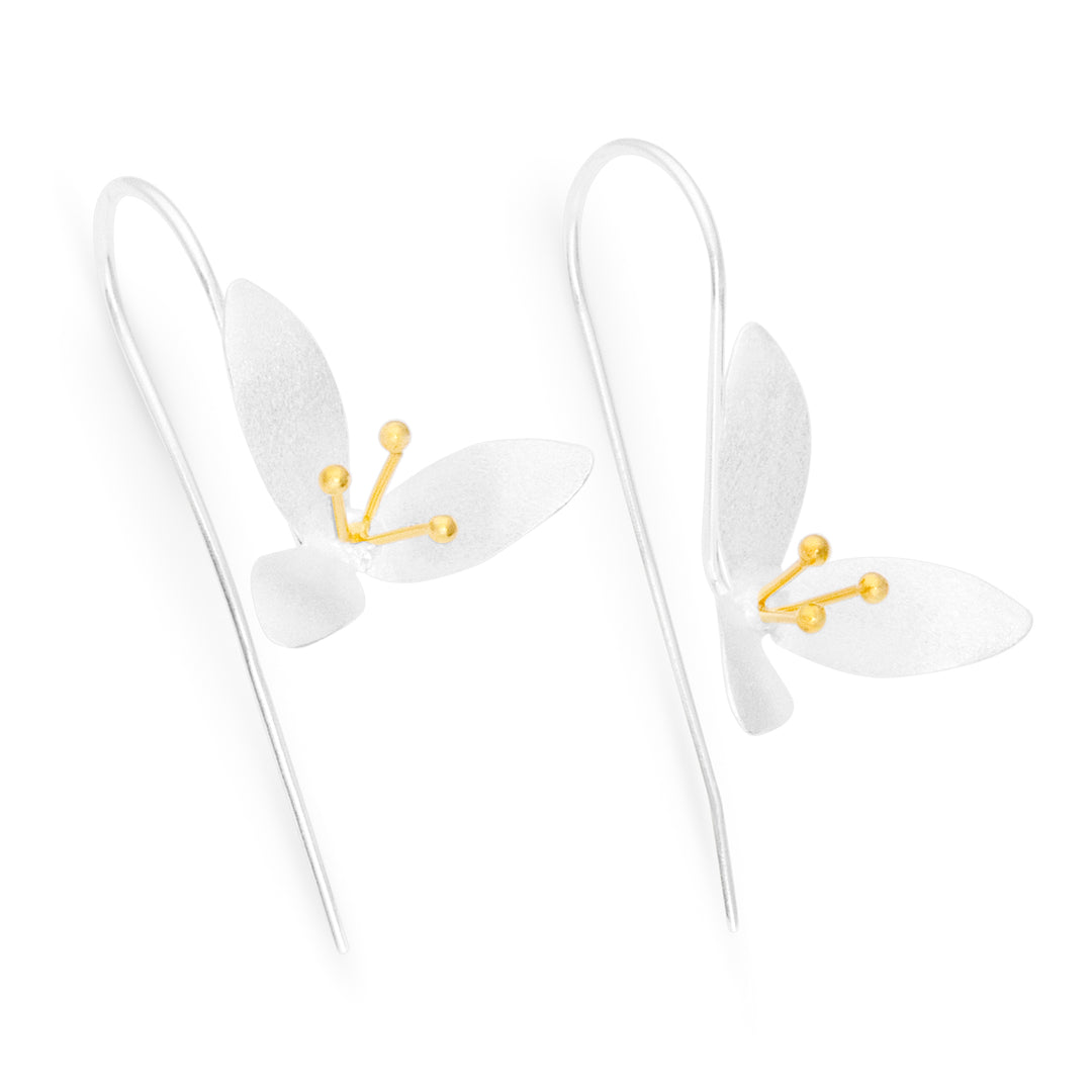 Filaree Flower Earrings (E40481)