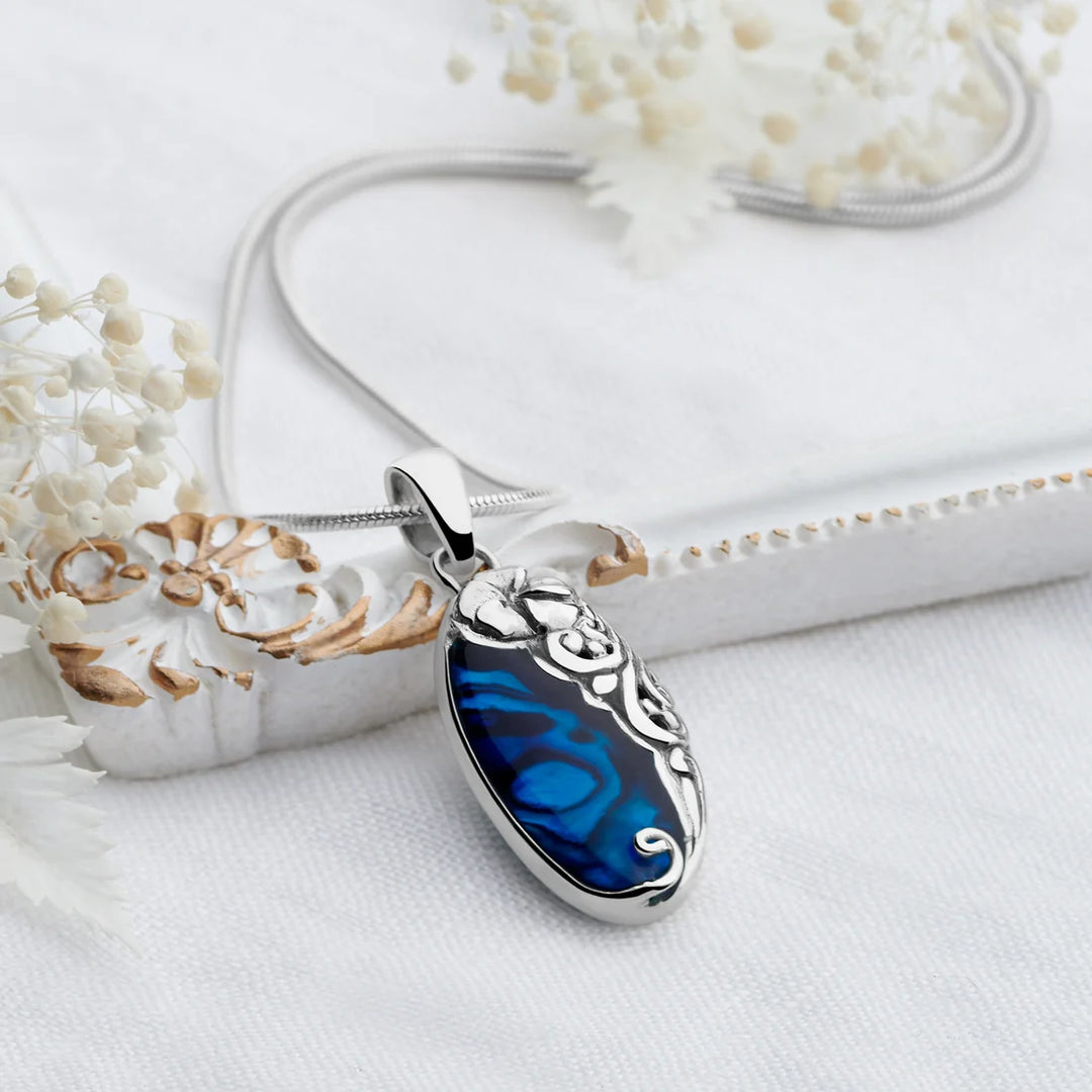Ishia Blue Waves Pendant