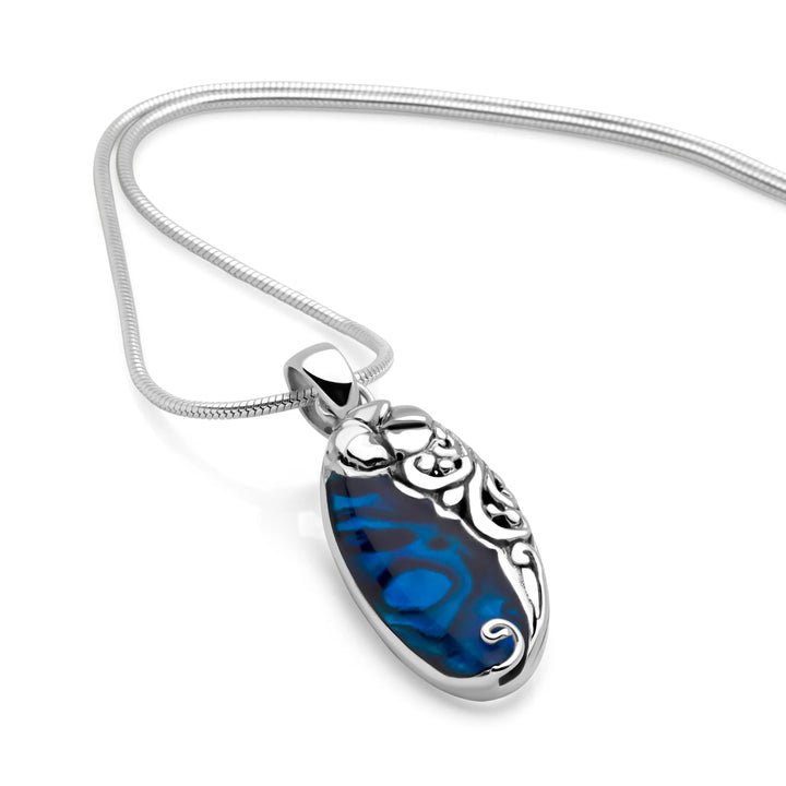 Ishia Blue Waves Pendant