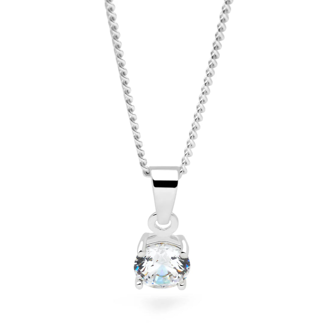 Solitaire Sparkling Pendant