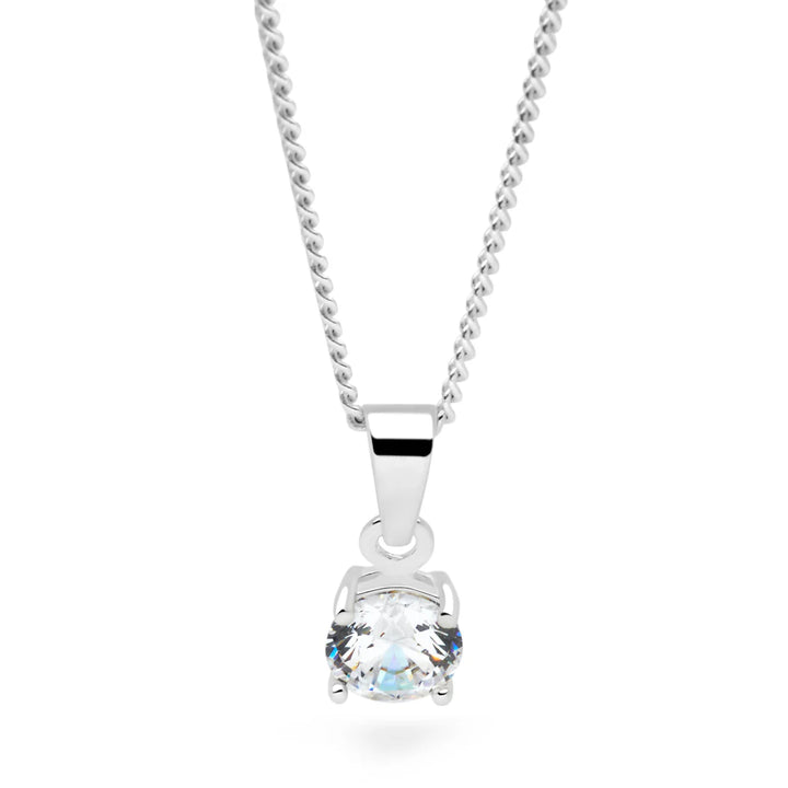 Solitaire Sparkling Pendant