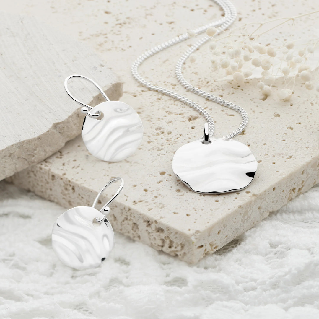 Ripple Moon Earrings