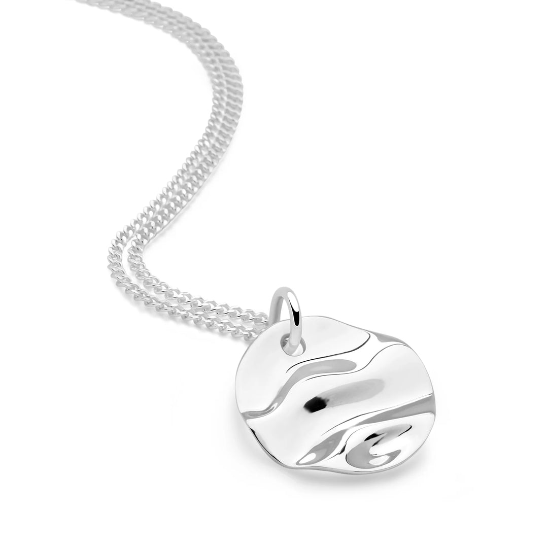 Moon Lodge Ripple Ripple Moon Pendant – Silver Australia
