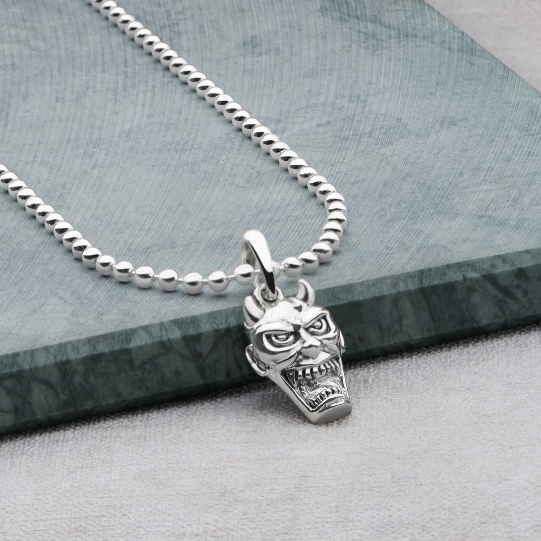 Silver Devil Pendant