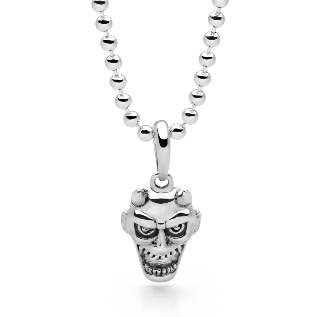 Silver Devil Pendant