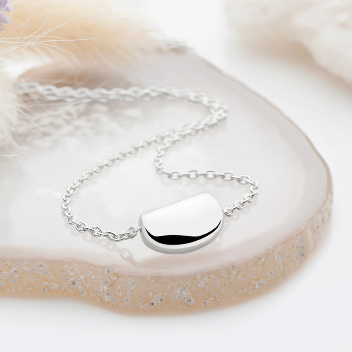 Silver Pebble Pendant (P4261)