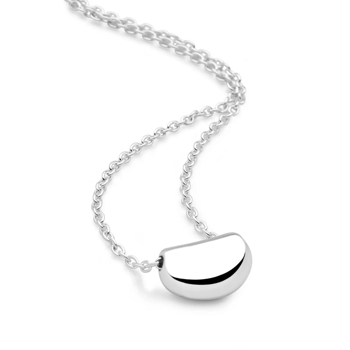 Silver Pebble Pendant (P4261)