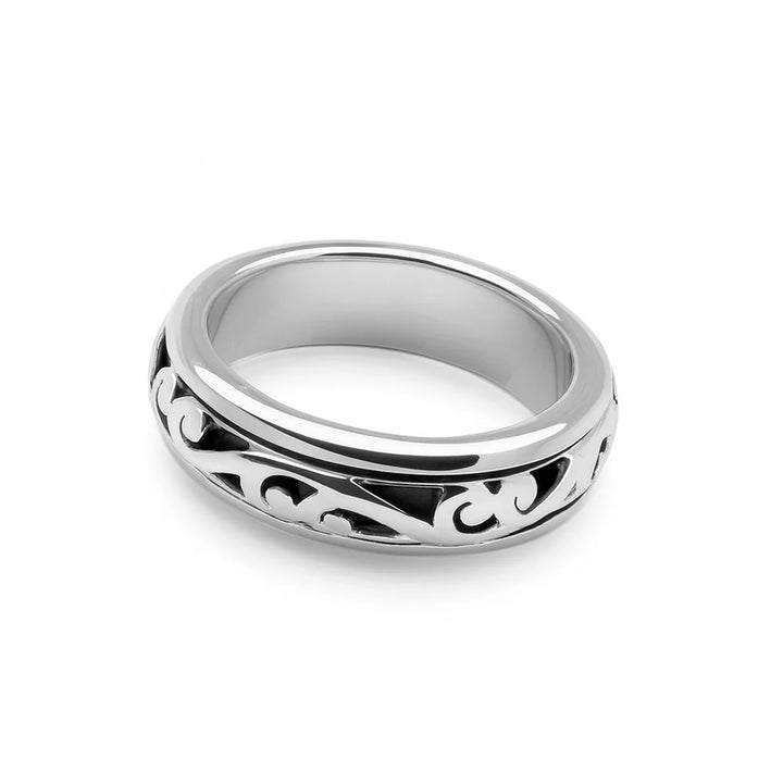 Bali Swirl Spin Ring