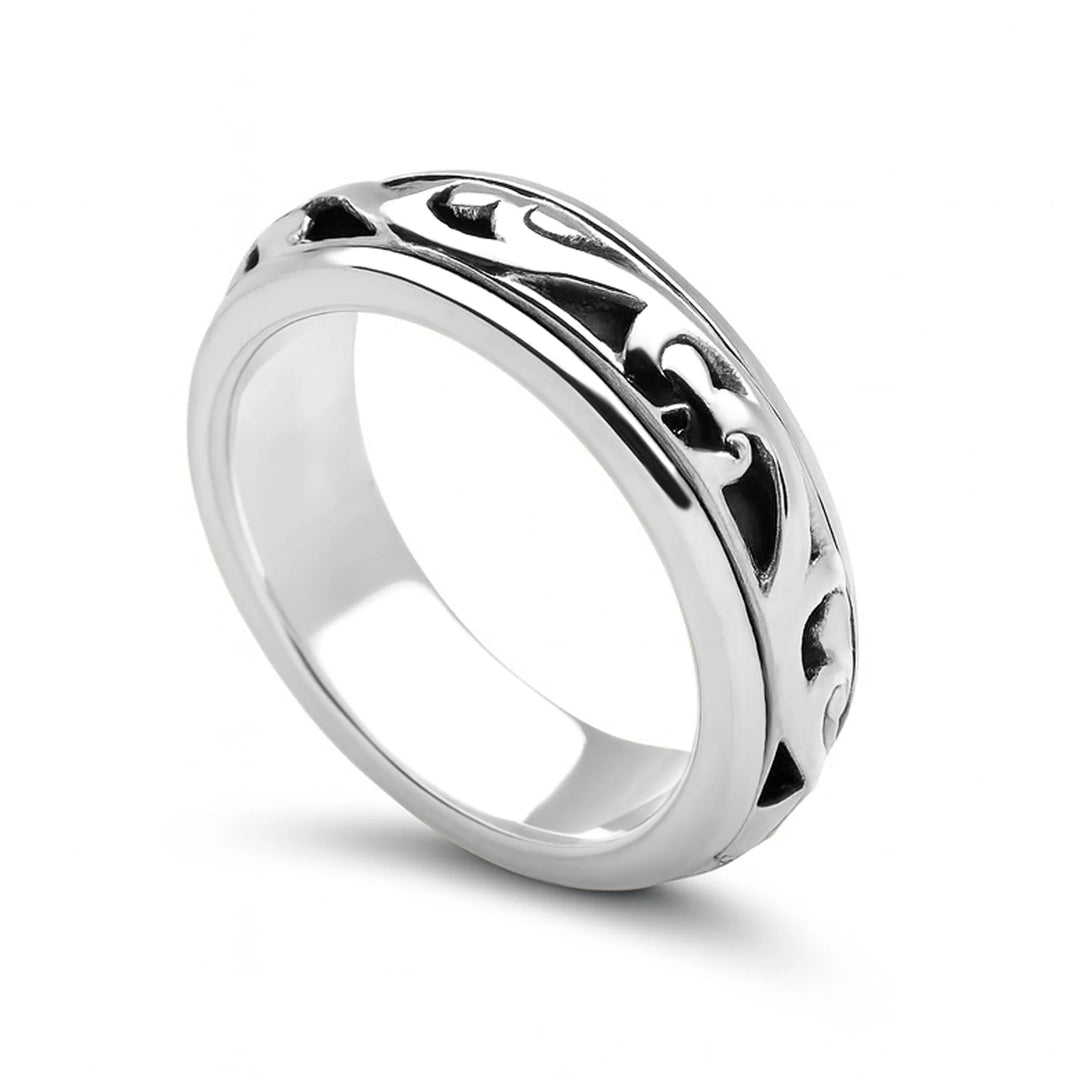 Bali Swirl Spin Ring