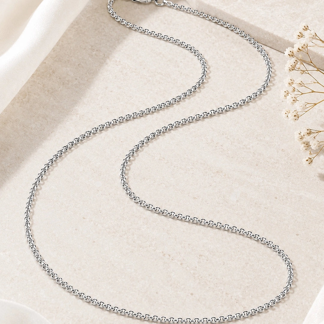 Silver Rolo Chain