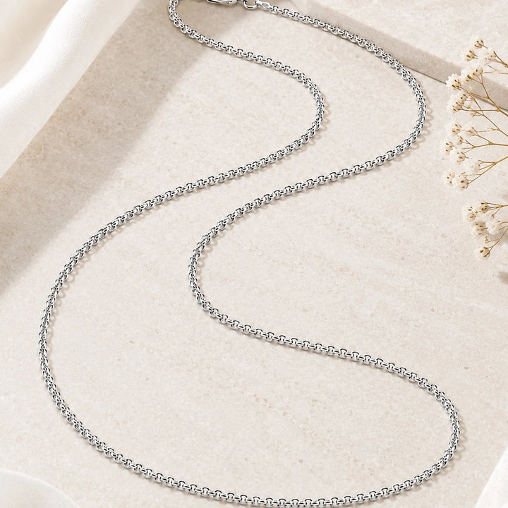 Silver Rolo Chain