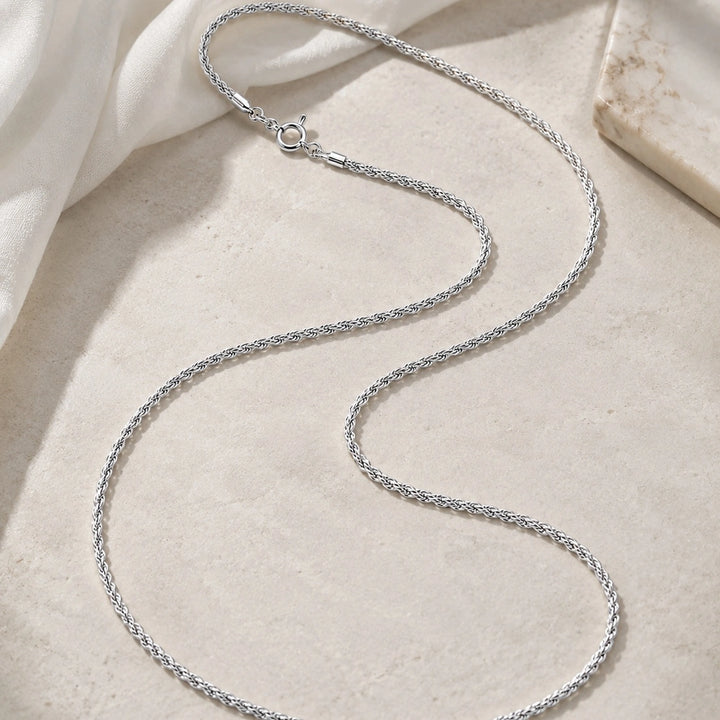 Silver Spiga Chain 1.65mm