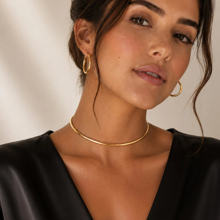 Slender Gold Choker