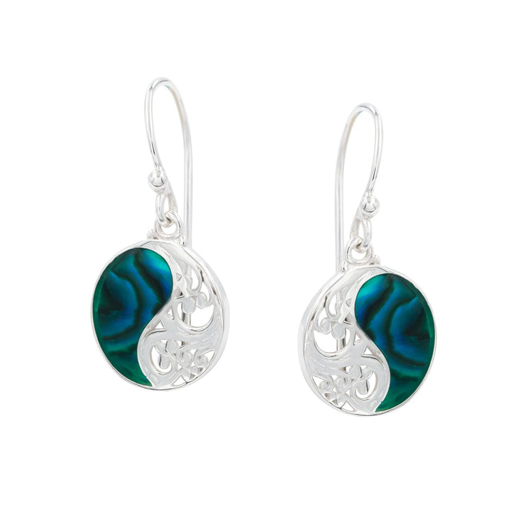 Yin Yang Wave Earrings