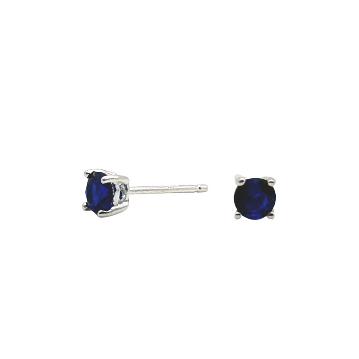 Sapphire Zirconia Studs