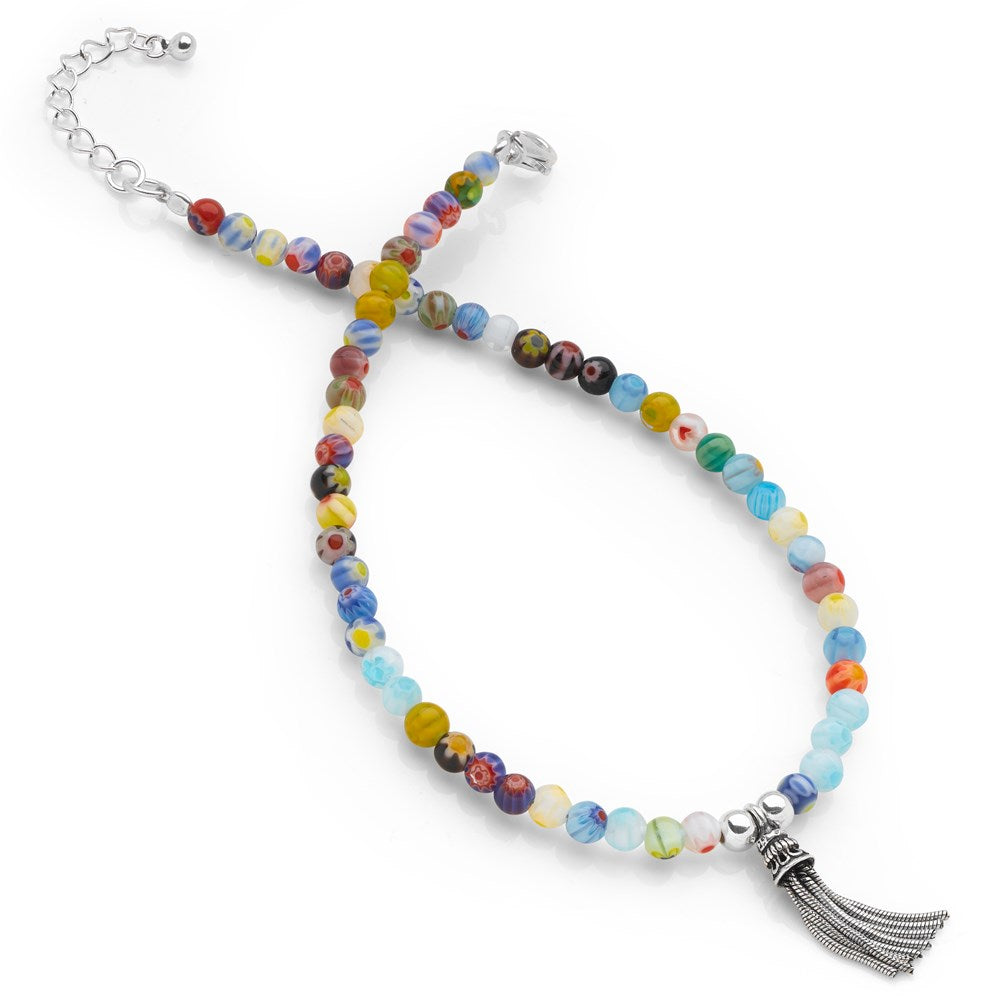 Rainbow Reef Glass Anklet (ANK1461)