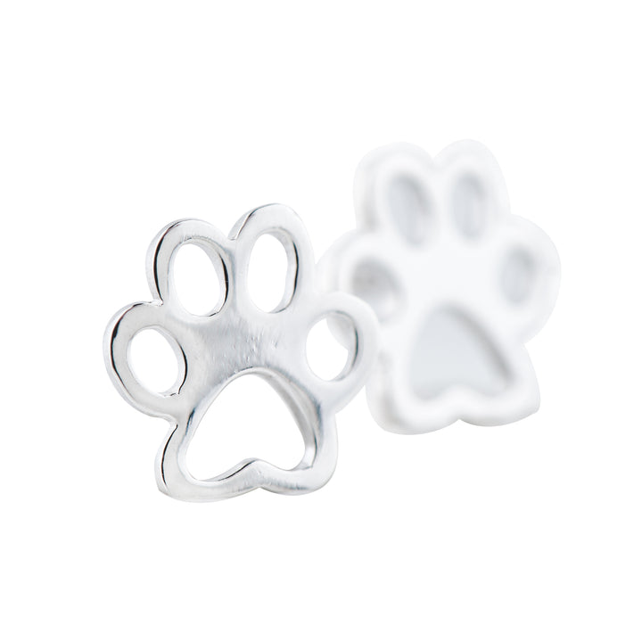 Perfect Paw Silver Studs (E47721)