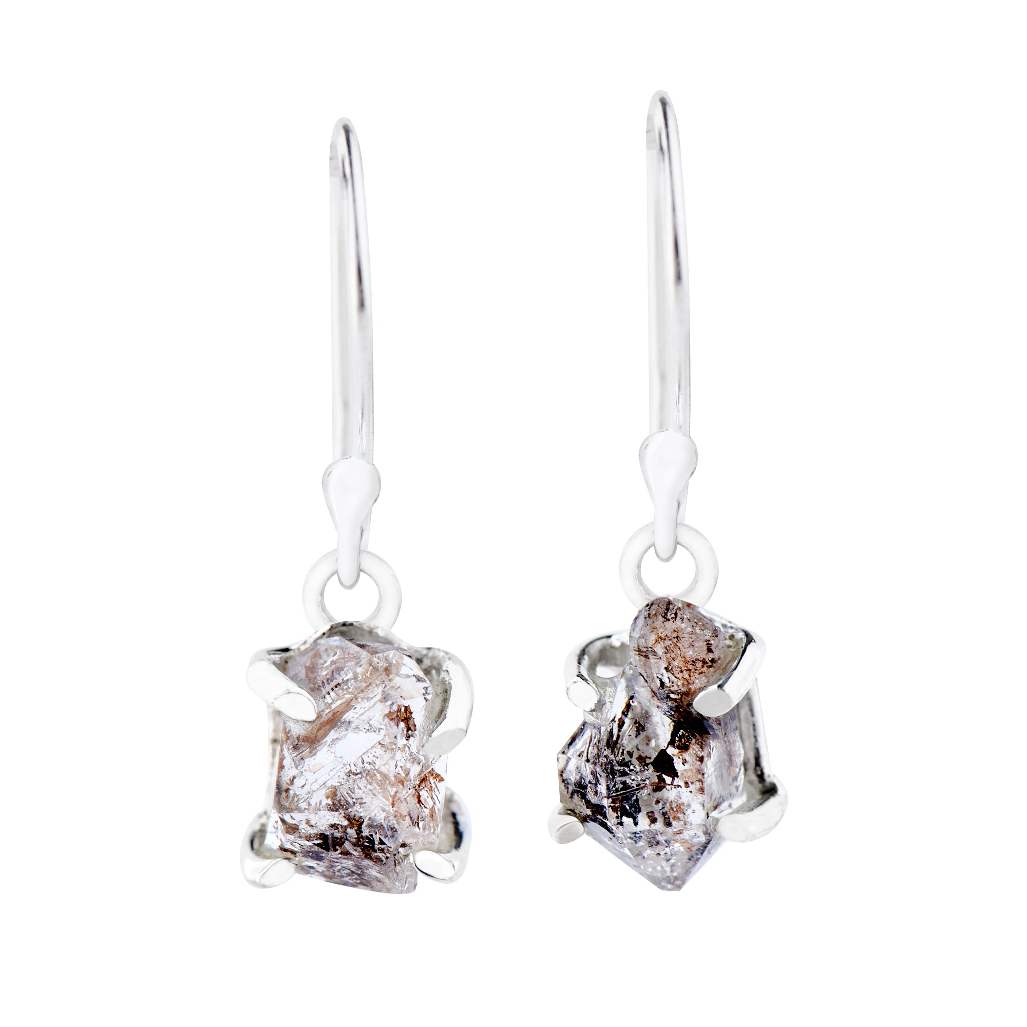 Herkimer Diamond Earrings (B322E01) – Silver Australia