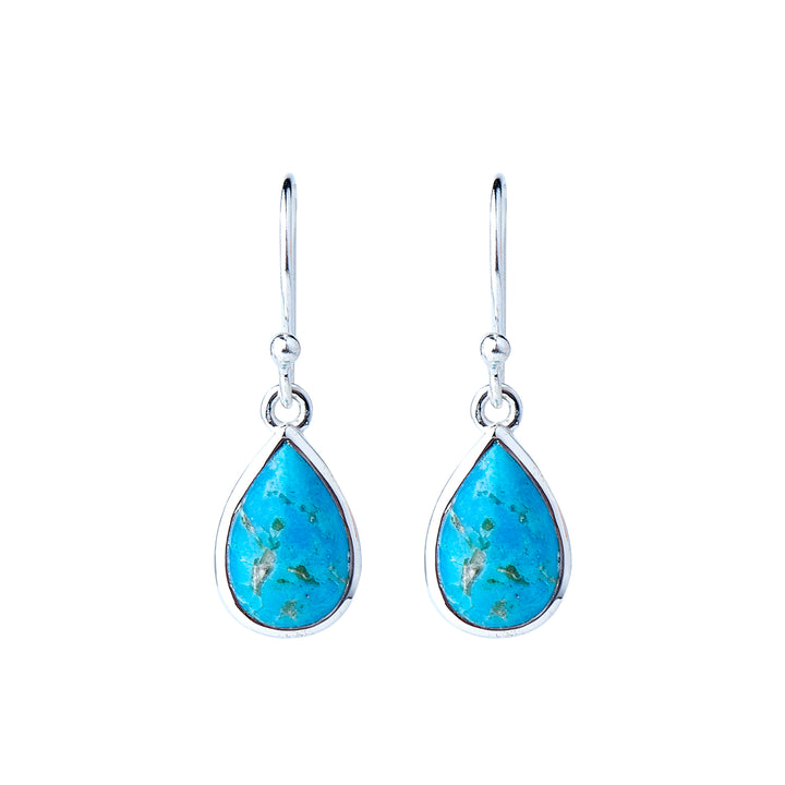 Arizona Turquoise Teardrop Earrings (B86E01)