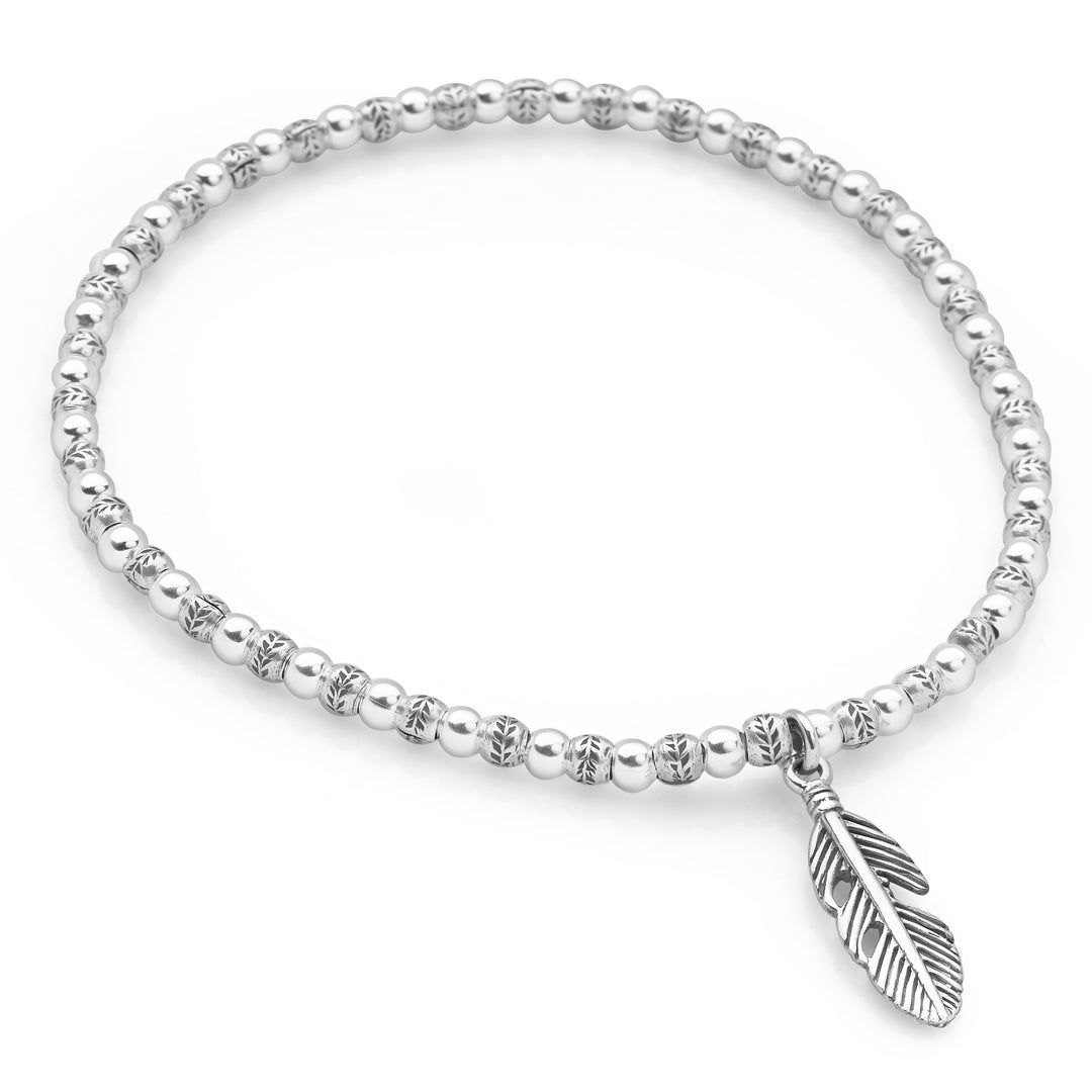 Dream Feather Stacking Bracelet (BRC14081)