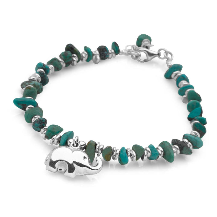 Namtu Turquoise Elephant Bracelet (BRC14091)