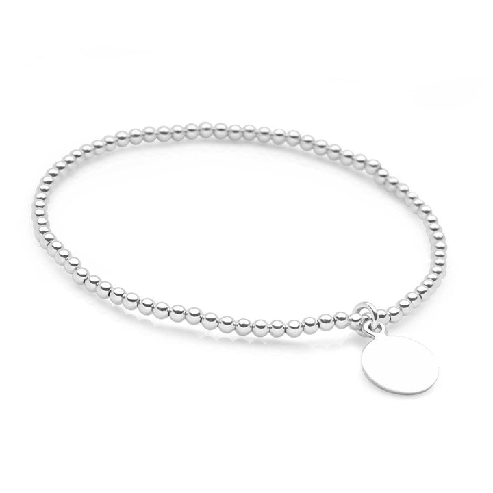 Silver Disc Bracelet (BRC15991)