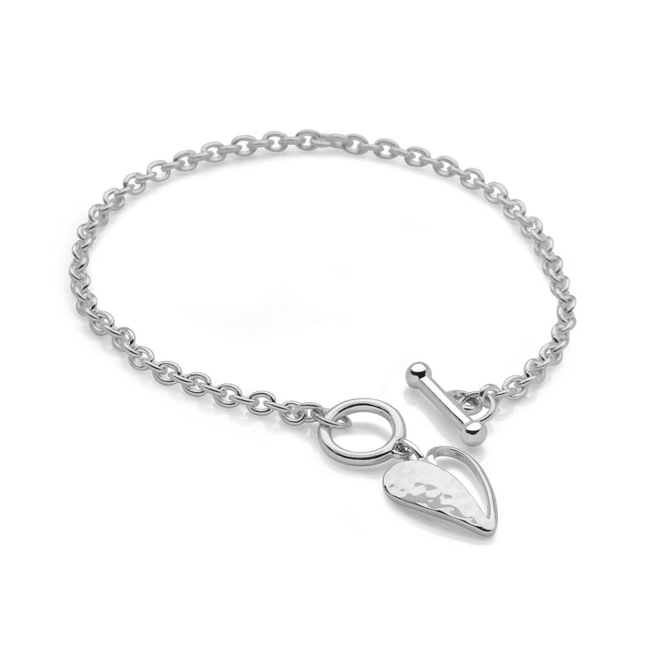 Ayacucho Silver Heart Bracelet (BRC16171)