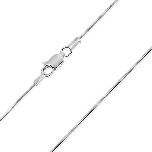 925 sterling silver snake chain 1mm thickness