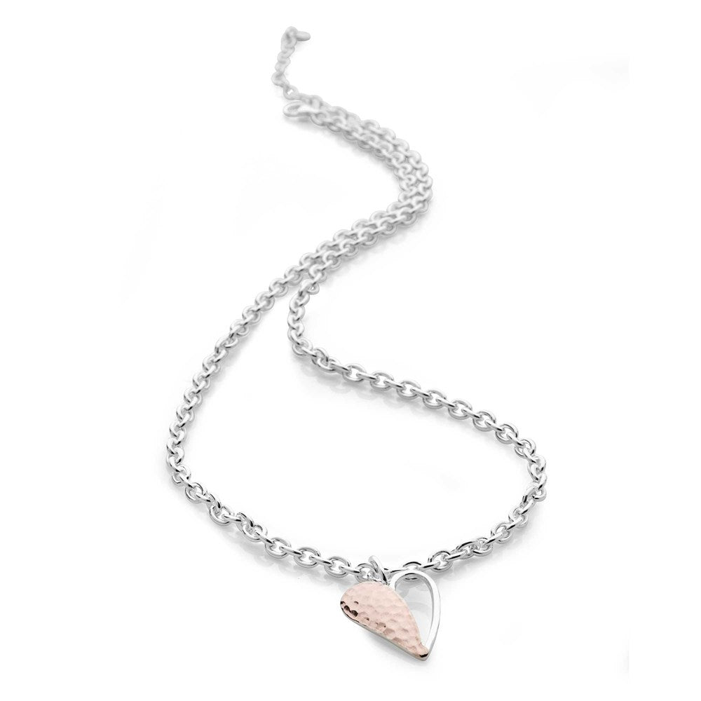 Ayacucho Rose Heart Necklace (CHN12171)
